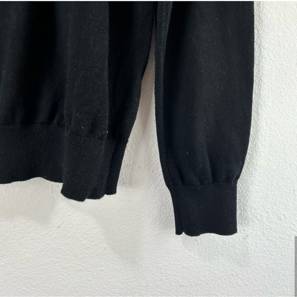 Gregnorman long sleeve V-neck sweater black size:L - Picture 11 of 13